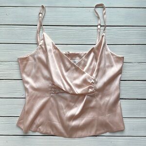 St. John Evening Silk Blend Blush Camisole size 12